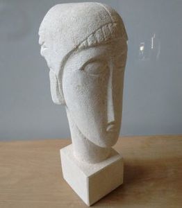 escultura em pedra