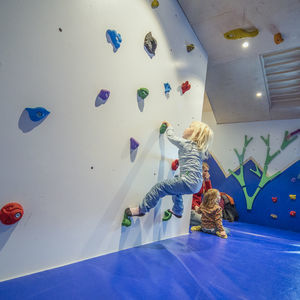 parede de escalada fixa