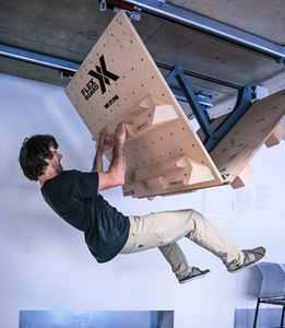 parede de escalada para treino
