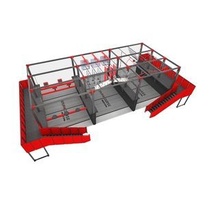 circuito de obstáculos para fitness