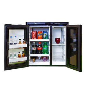 frigobar com porta de vidro