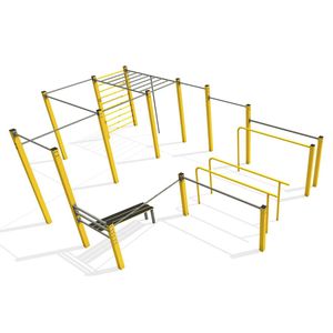 parque de street workout para espaço público