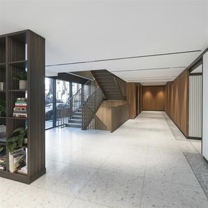 ladrilho de piso elevado em mármore 1