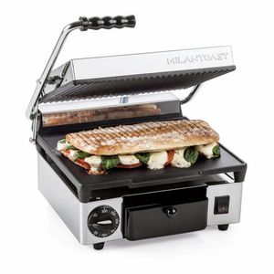 grill de contato elétrico / de pousar / profissional / panini