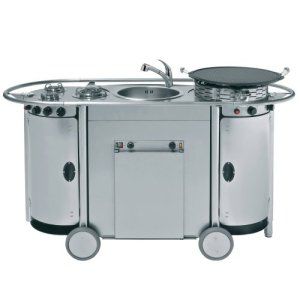 cozinha profissional em aço inoxidável 1