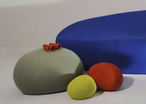puff design original / em tecido / redondo / modular