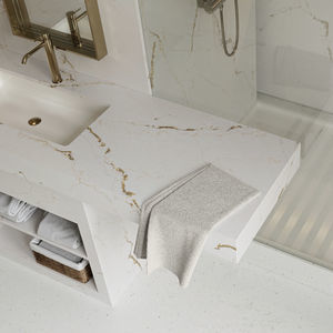 tampo de banheiro em Silestone® 1