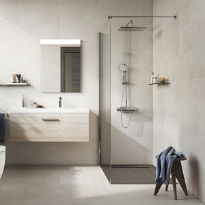 placas de revestimento para ambientes internos / de parede / de piso / em porcelanato arenito