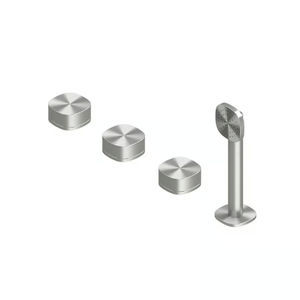 conjunto misturador para banheira em aço inoxidável 316L