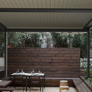 pérgola em alumínio