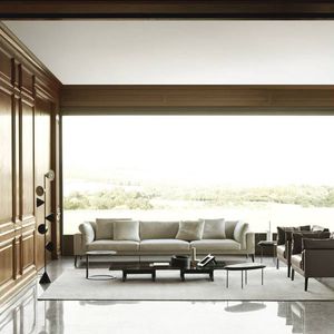 sofá contemporâneo / em tecido / em couro / de Piero Lissoni