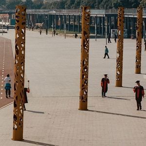 coluna em aço Corten 1