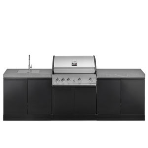 ilha de cozinha de tamanho médio