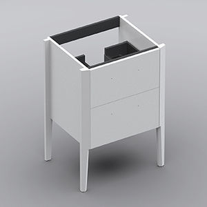 gabinete de banheiro de piso