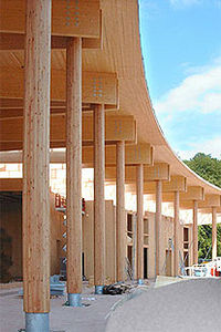 pilar em madeira