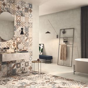 ladrilho para ambiente interno / de parede / de piso / em porcelanato arenito