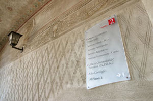 placa de identificação para porta
