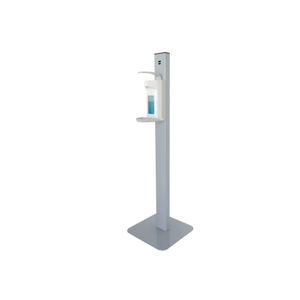 dispenser de álcool em gel com pés altos