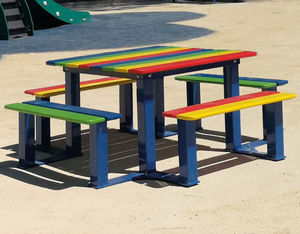 mesa de piquenique contemporânea