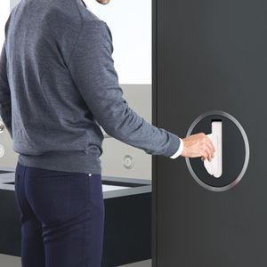 dispensadora de papel toalha embutido