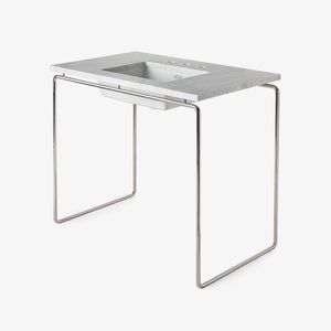 suporte para lavatório em aço inoxidável