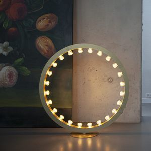 luminária de chão sem pé
