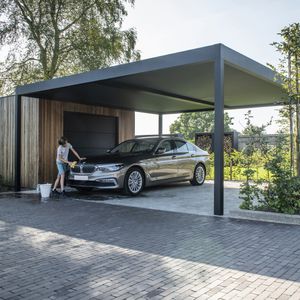 pérgola metálica
