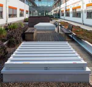 claraboia para terraço de cobertura