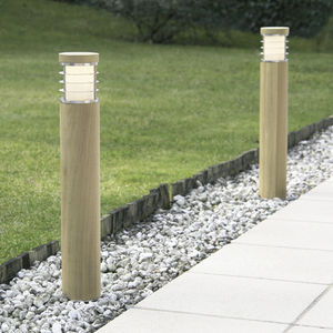 poste balizador de iluminação de jardim
