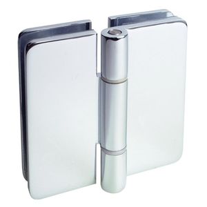 dobradiça para porta de vidro / para box de banheiro / em latão / em latão polido