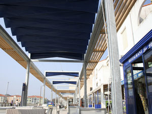 cobertura para pérgola retrátil