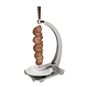 suporte de mesa para espetinho em aço inoxidável 1