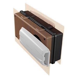 boca de ventilação de parede