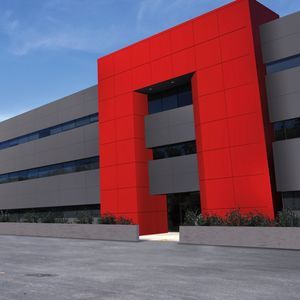 fachada de alumínio