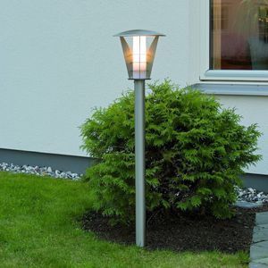 poste balizador de iluminação para espaços públicos