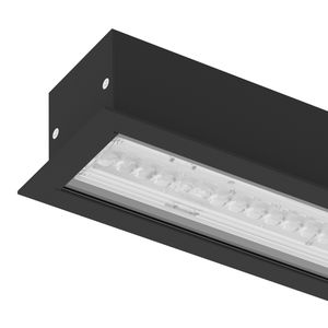 luminária técnica de embutir