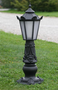poste balizador de iluminação de jardim