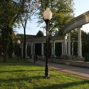 poste de iluminação para jardim