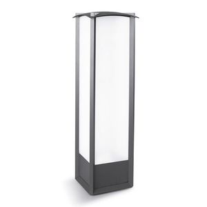 poste balizador de iluminação para espaços públicos