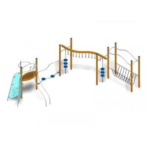 circuito de obstáculos para parque infantil