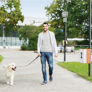 lixeira para coleta de fezes de cães