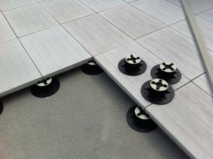 piso elevado em concreto