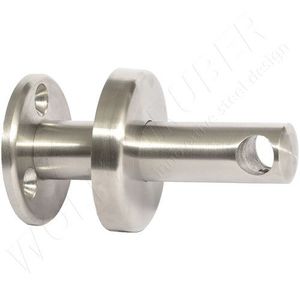 sistema de fixação em inox escovado