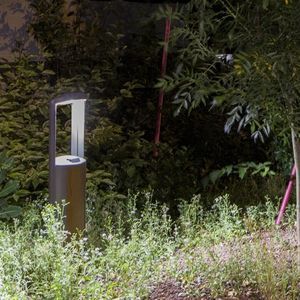 poste balizador de iluminação de jardim 1