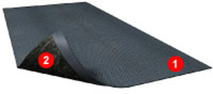 camada de absorção acústica em rolo