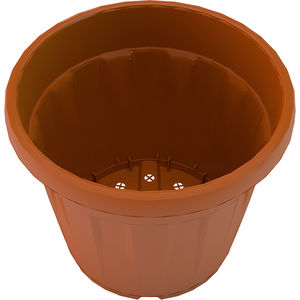 vaso de jardim em material plástico