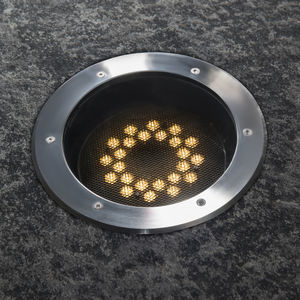 luminária de embutir no piso