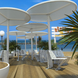 pérgola em aço galvanizado 1