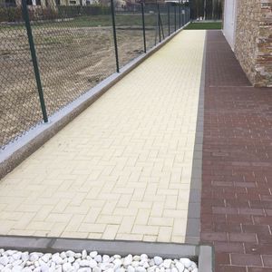 bloco de pavimentação em clínquer