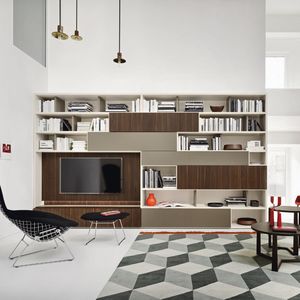 móvel de parede de sala contemporâneo 1